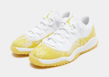 Jordan 11 Low Yellow Snakeskin