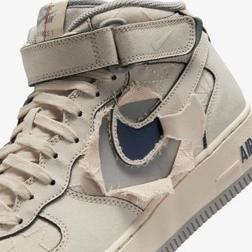 Air Force 1 Mid Tear Away Pearl White