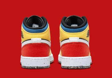 Jordan 1 Mid Multi-Color Canvas
