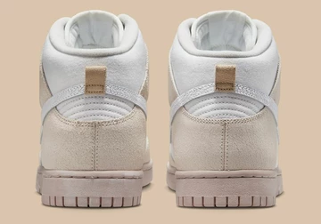 Dunk High Tan Cracked Leather