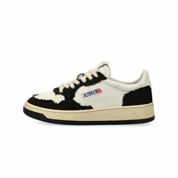 Autry Medalist Low Black Canvas