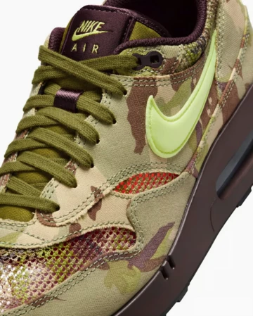 Air Max 1 86 Camo Detail Swoosh und Laces