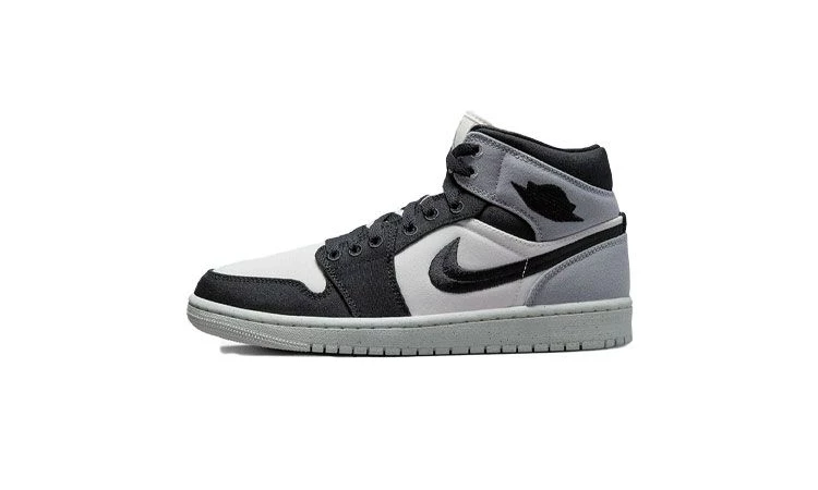 Jordan 1 Mid Canvas Light Steel Grey