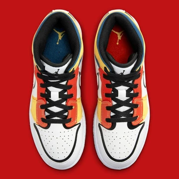 Jordan 1 Mid Multi-Color Canvas