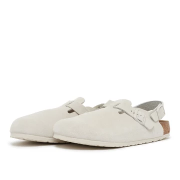 Birkenstock Tokio Leve Antique White Paar seitlich