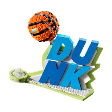 LEGO x Nike Dunk Bausatz Logo