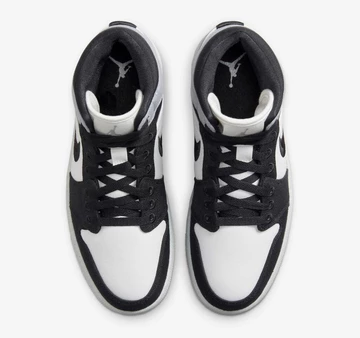 Jordan 1 Mid Canvas Light Steel Grey