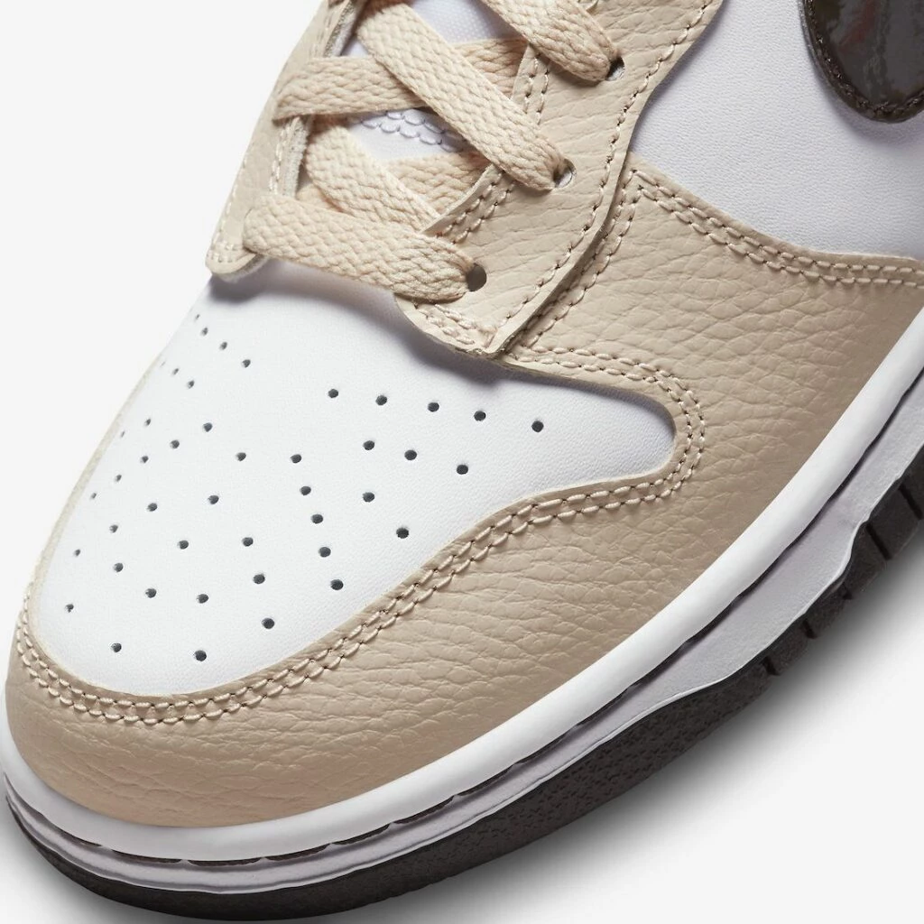 Nike Dunk High Retro Men’s Size 10 Beige White Black Sneakers FD9874-100 Casual Nike Dunk High Sanddrift *NO BOX* FD9874-100 Tan/Beige/White  main image 4