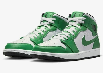 Jordan 1 Mid Lucky Green