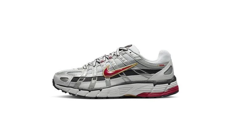 Nike P-6000 White Gold Red