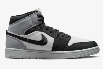 Jordan 1 Mid Canvas Light Steel Grey