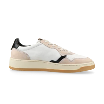 Autry Medallist Low Honey Canvas Black