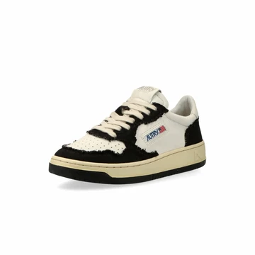 Autry Medalist Low Black Canvas