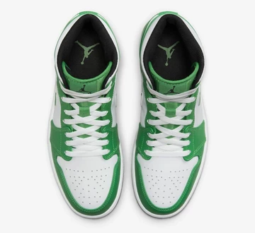 Jordan 1 Mid Lucky Green