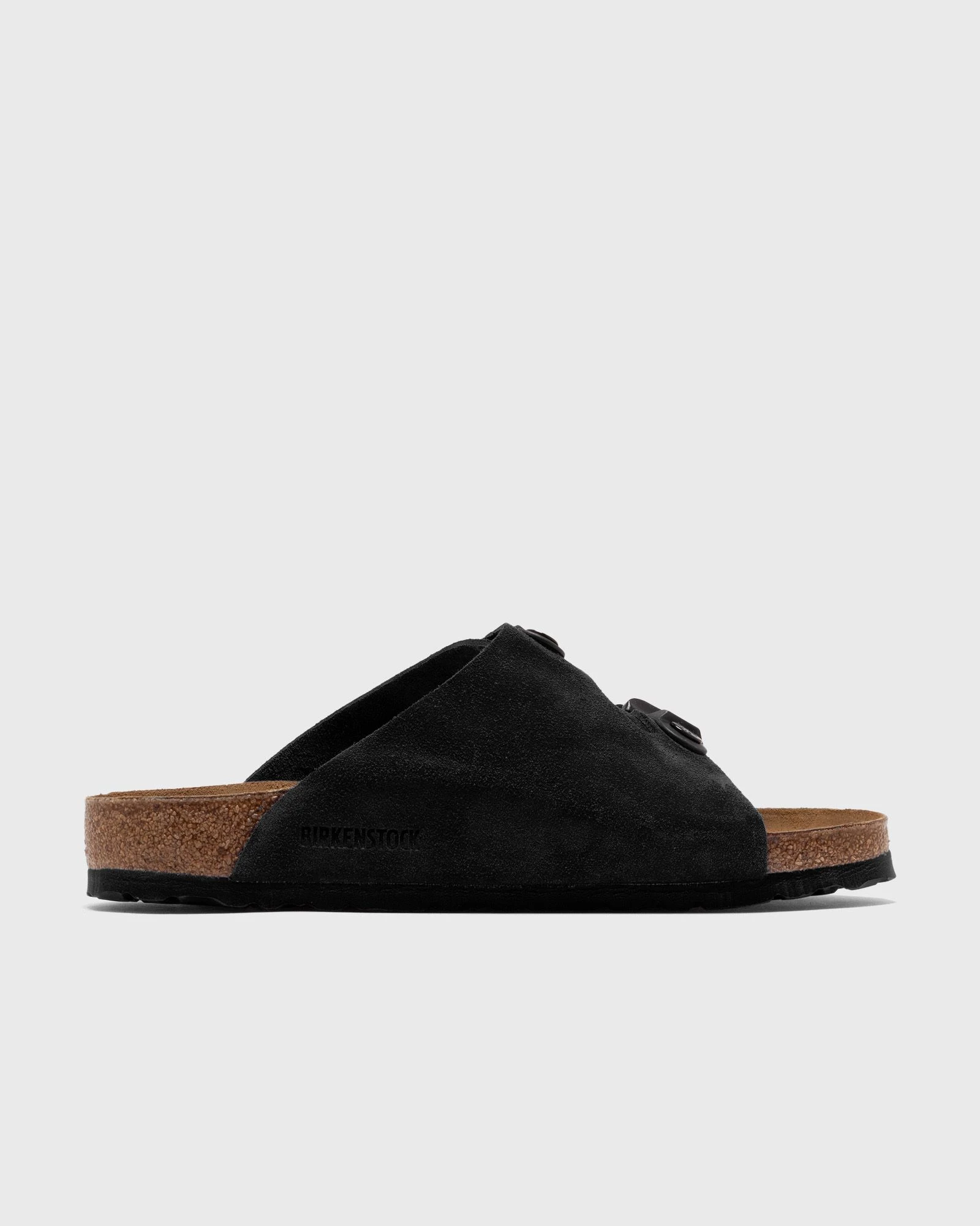 靴 BIRKENSTOCK Zurich 45 BIRKENSTOCK Zürich Tech Suede Leather Narrow Black 1026783