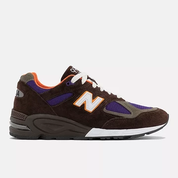 New Balance 990V2 Brown Purple