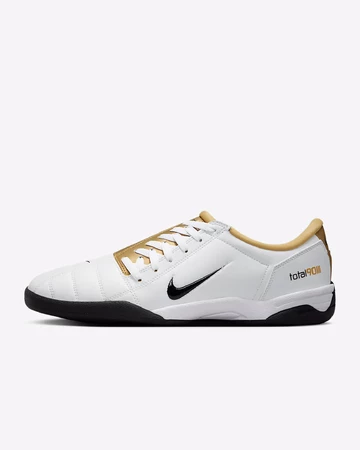 Nike T90 White Metallic Gold Außenseite