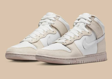 Dunk High Tan Cracked Leather