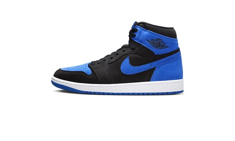 Black and blue nike air jordans on sale