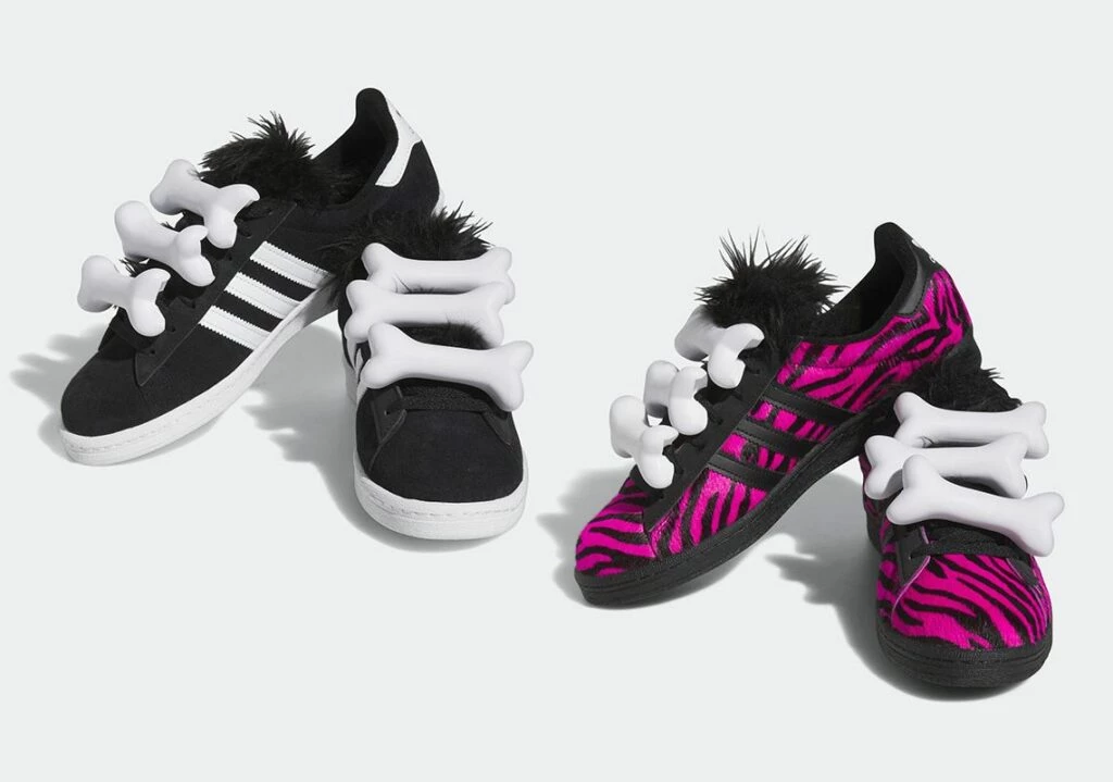 Jeremy Scott adidas Campus 80s Bones Magenta HQ4494 | Dead Stock