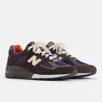 New Balance 990V2 Brown Purple