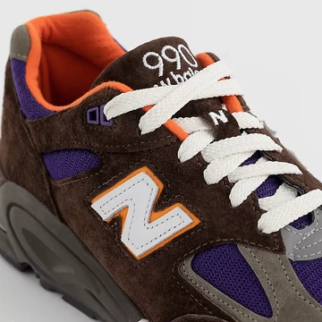 New Balance 990V2 Brown Purple