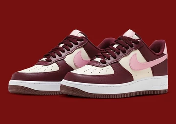 Air Force 1 Low Maroon Valentines Day
