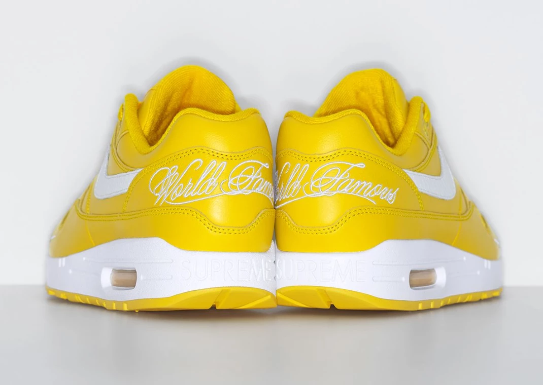 Brand Nike Undefeated Air Max 90 Yellow Supreme X Nike Air Max