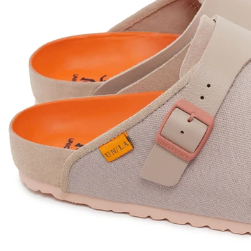 Union LA x Birkenstock Bimshire Grey Upper Details