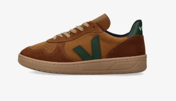 VEJA V-10 Suede Camel Cyprus Außenseite