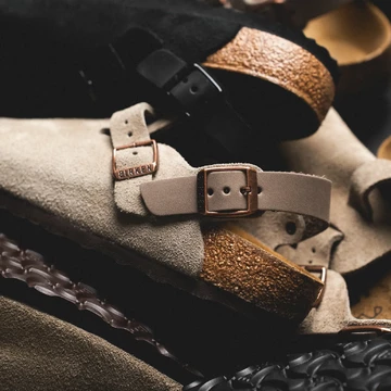 Birkenstock Tokio ll Suede Leather Taupe detailbild