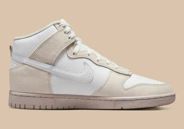 Dunk High Tan Cracked Leather