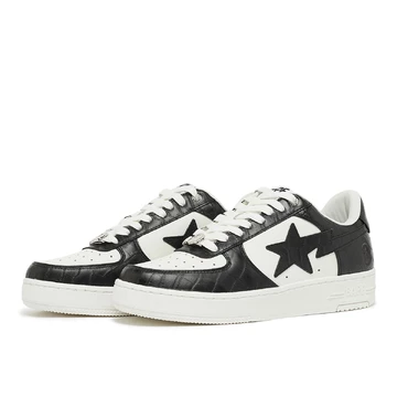 A Bathing Ape Bape Sta Croc Oreo Paar seitlich