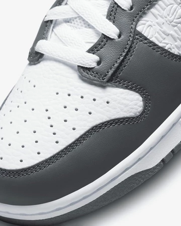 Dunk High Hoops Grey Red