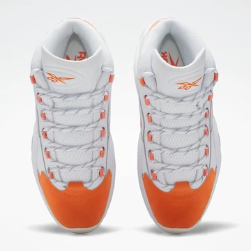 Reebok Question Mid Orange Toe