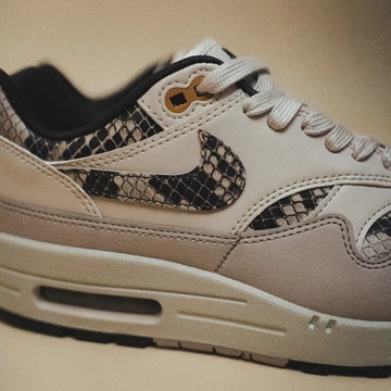 Air Max 1 Snakeskin Light Orewood Brown Mood Swoosh