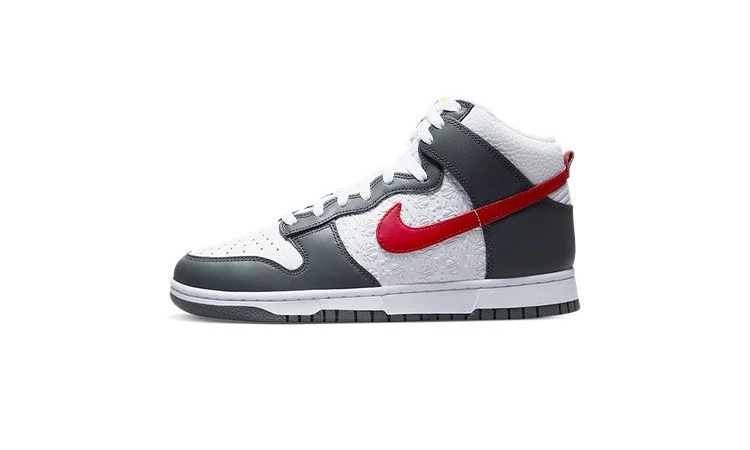 Dunk High Hoops Grey Red