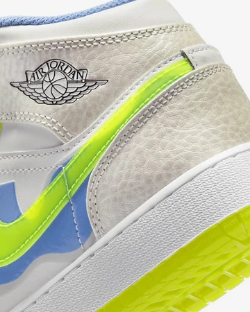 Jordan 1 Mid Warp Swoosh