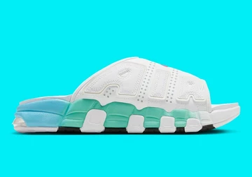 Nike Air More Uptempo Slide Aqua Teal