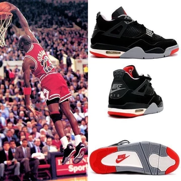 Air Jordan 4 Bred Reimagined