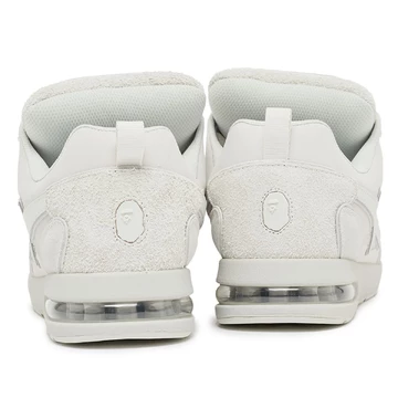 A Bathing Ape Bape Flip Sta M2 Suede White Paar Fersen