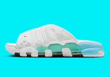 Nike Air More Uptempo Slide Aqua Teal