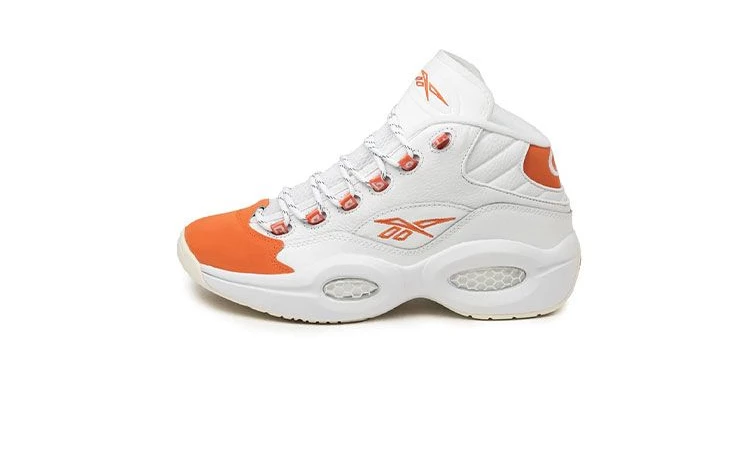 Reebok Question Mid Orange Toe