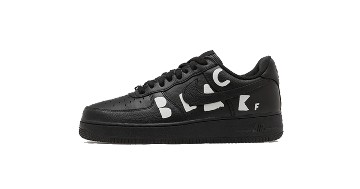 CDG x Nike Air Force 1 Black 1O-K101-S25-1 | Dead Stock