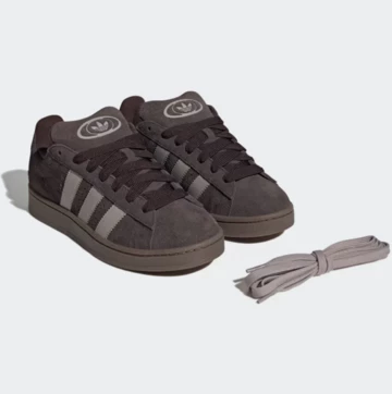 adidas Campus 00s Dark Brown mit Schnürsenkeln