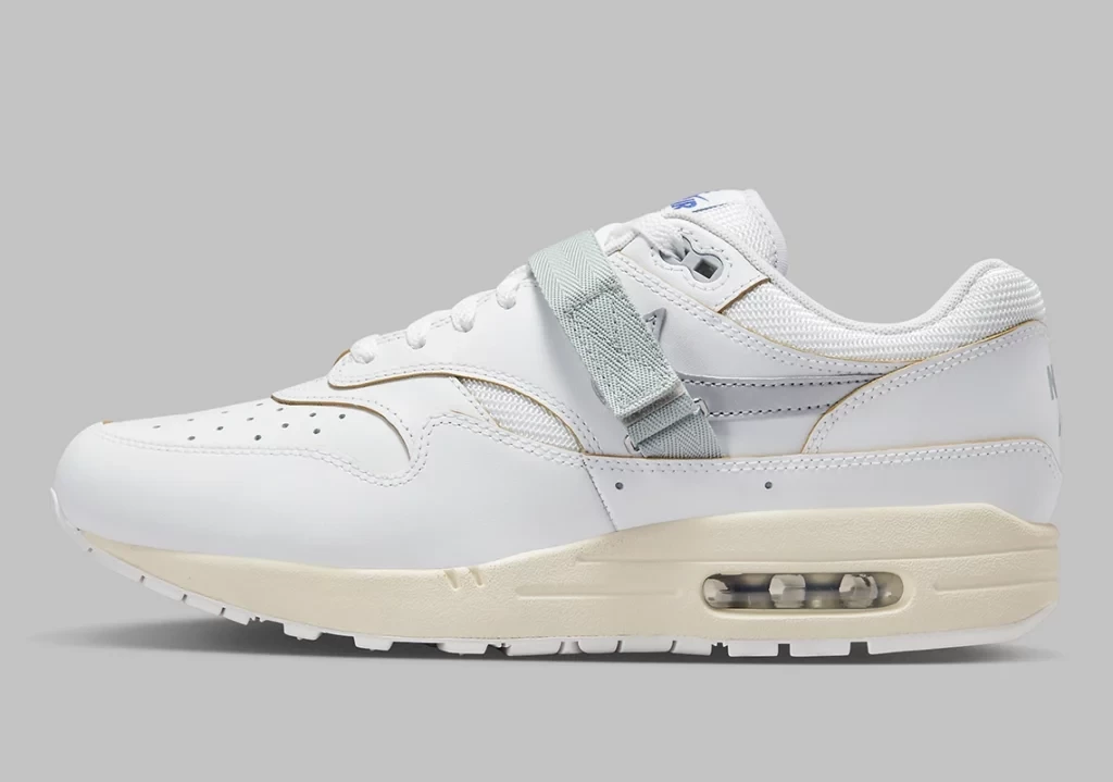 Air max 1 white leather online