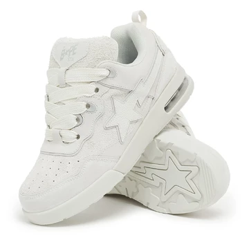 A Bathing Ape Bape Flip Sta M2 Suede White Paar