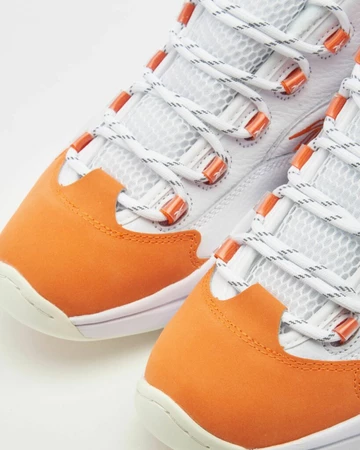 Reebok Question Mid Orange Toe