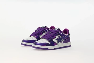 A Bathing Ape Bape SK8 Sta Purple Camo Paar schräg seitlich