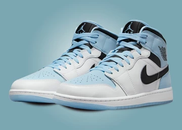 Jordan 1 Mid White Ice Blue
